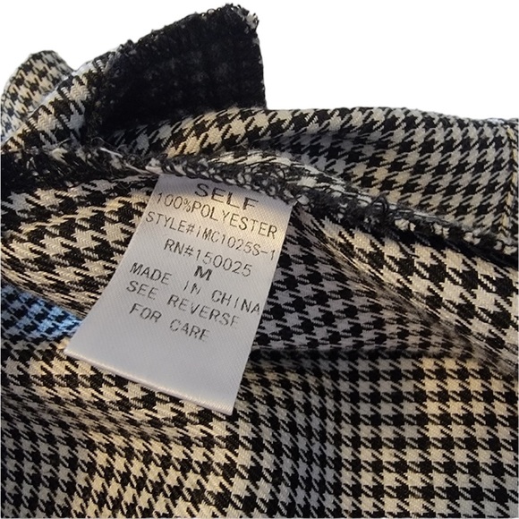 Emory Park Houndstooth Black & White Mini Skirt - Picture 7 of 7